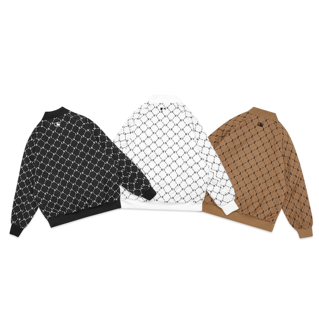 M7B Monogram Diamond Padded Bomber Jacket