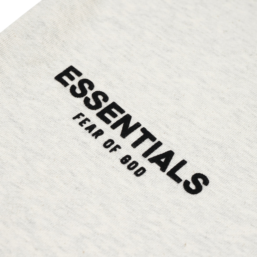 FOG Essentials Black Velvet Text Jogger Pants