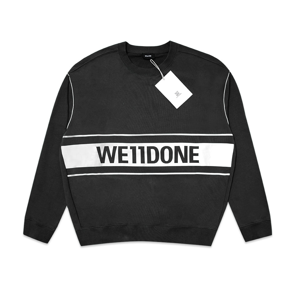 We11done Reflective Logo Sweatshirt