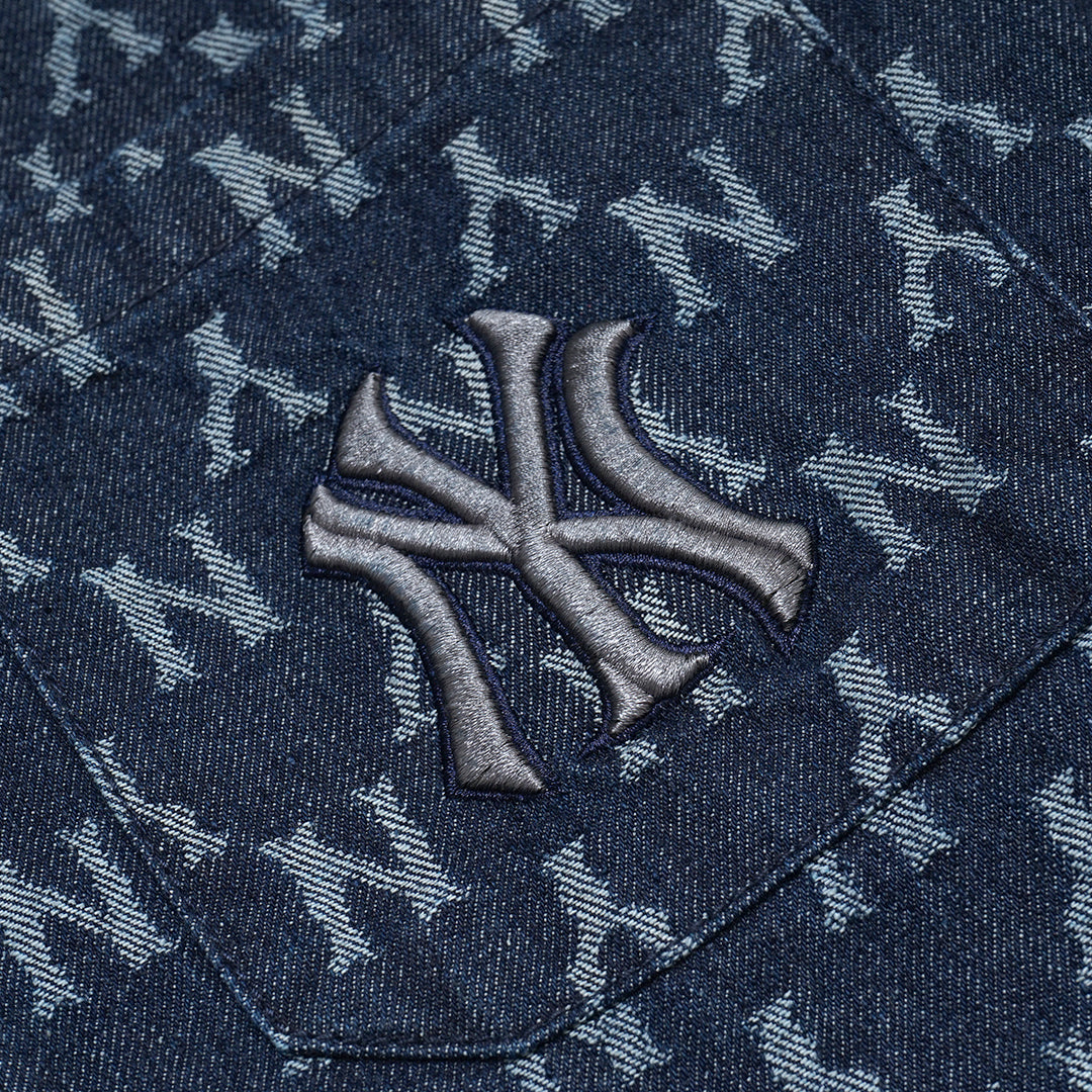 M7B Tonal Monogram Denim Jacket