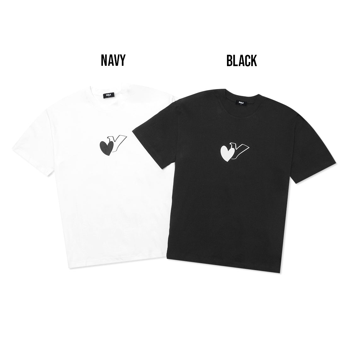 FOLX Heart Logo Mercerised T-Shirt