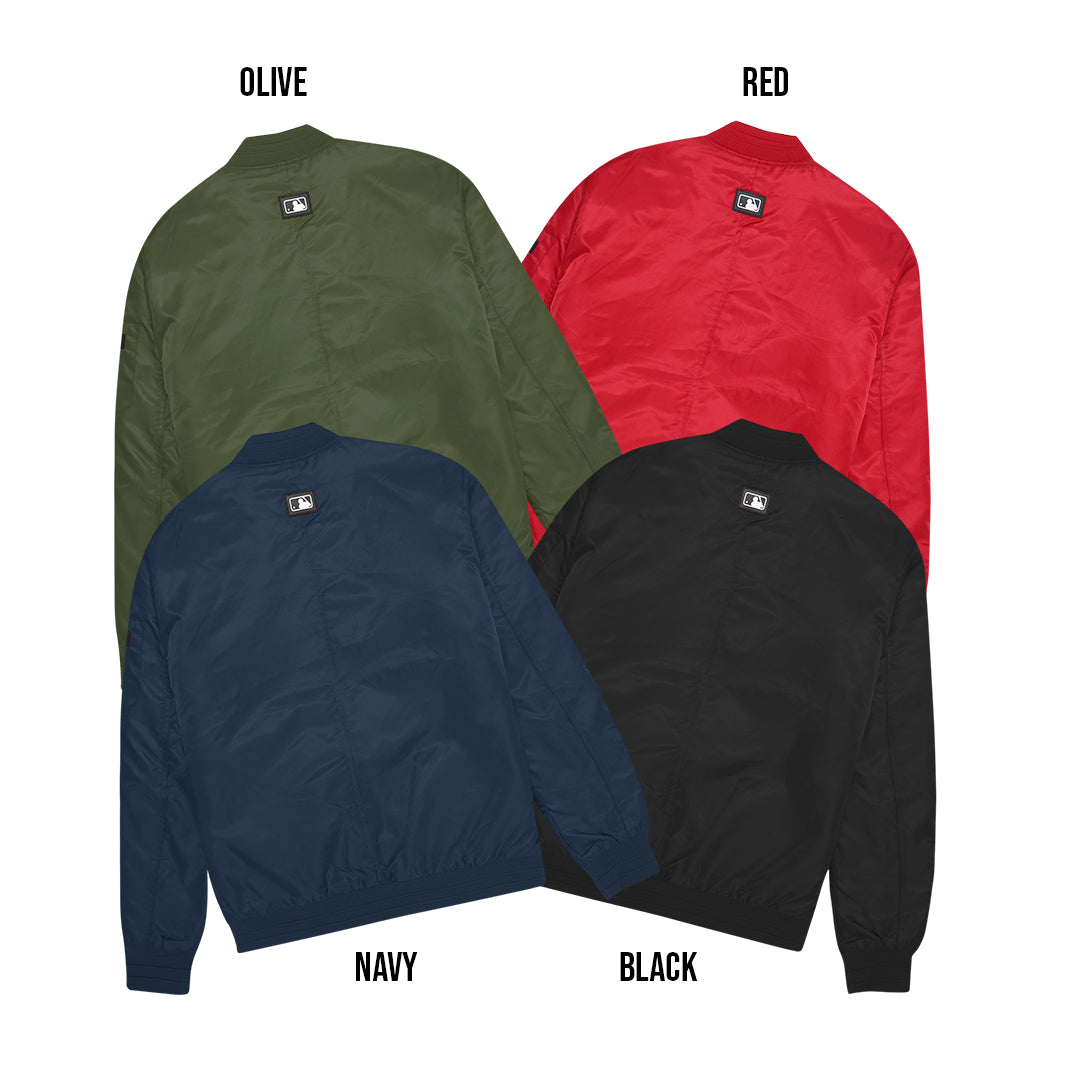 M7B Chest Logo Padded Bomber Jacket