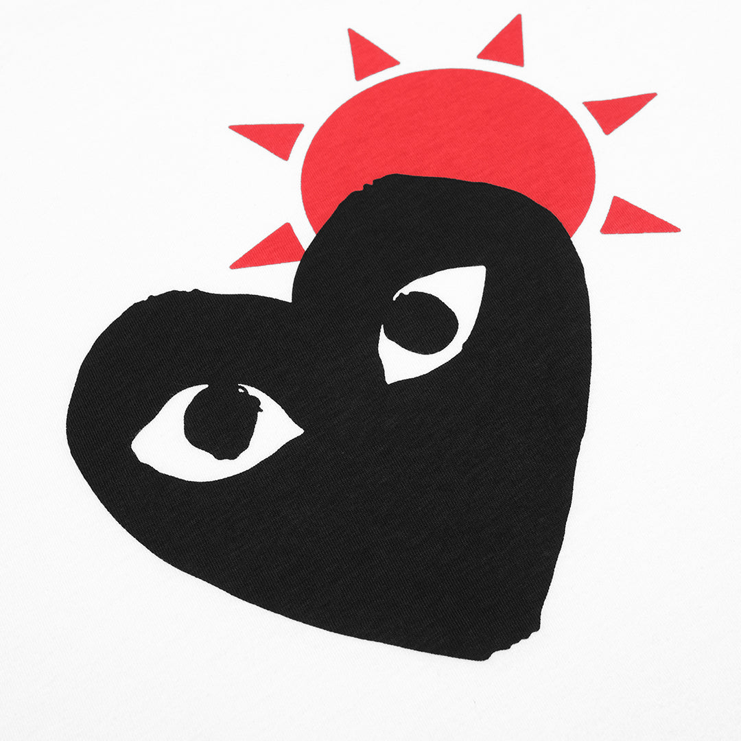 CDG Play Heart and Sun T-Shirt