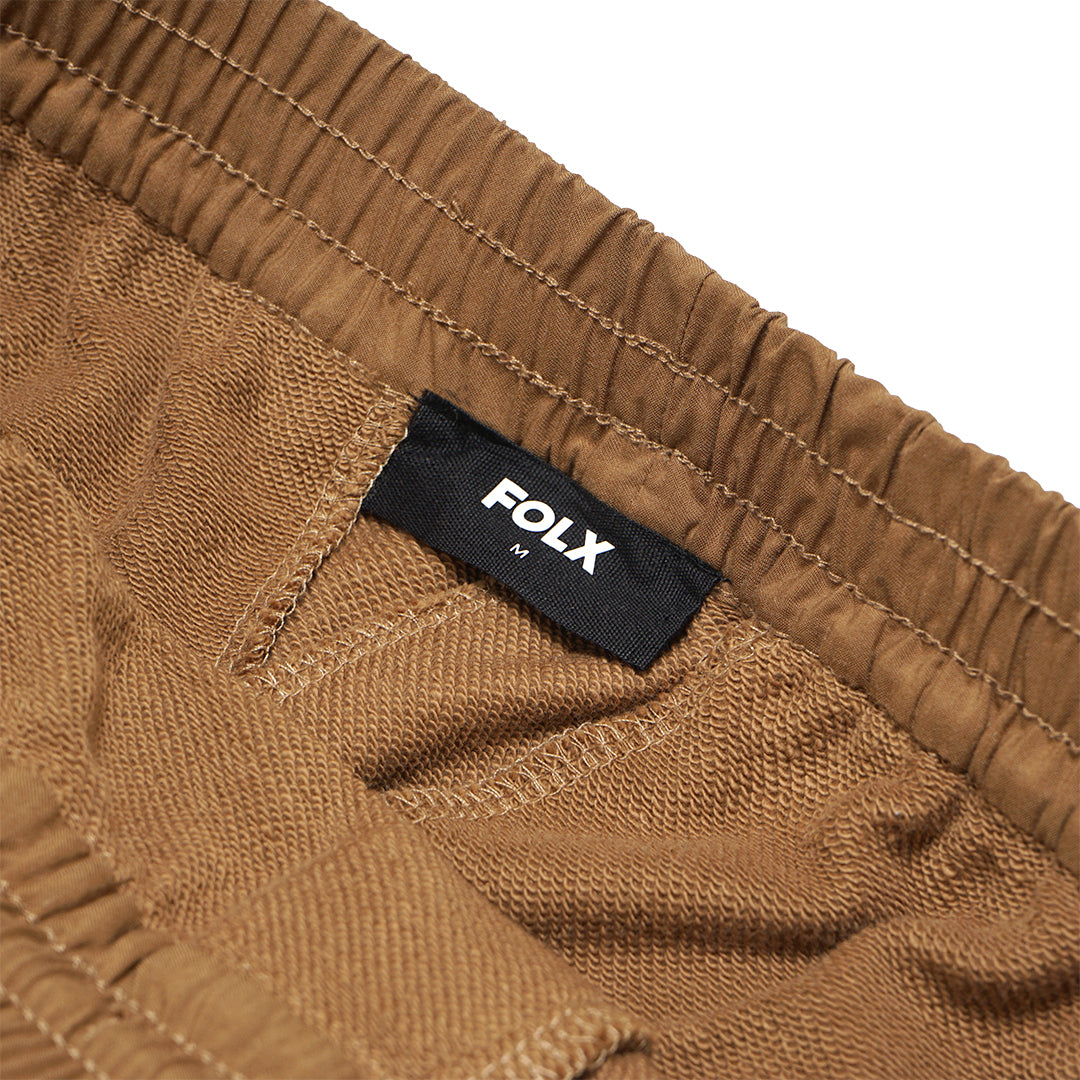 FOLX French Terry Black Drawstring Jogger Pants