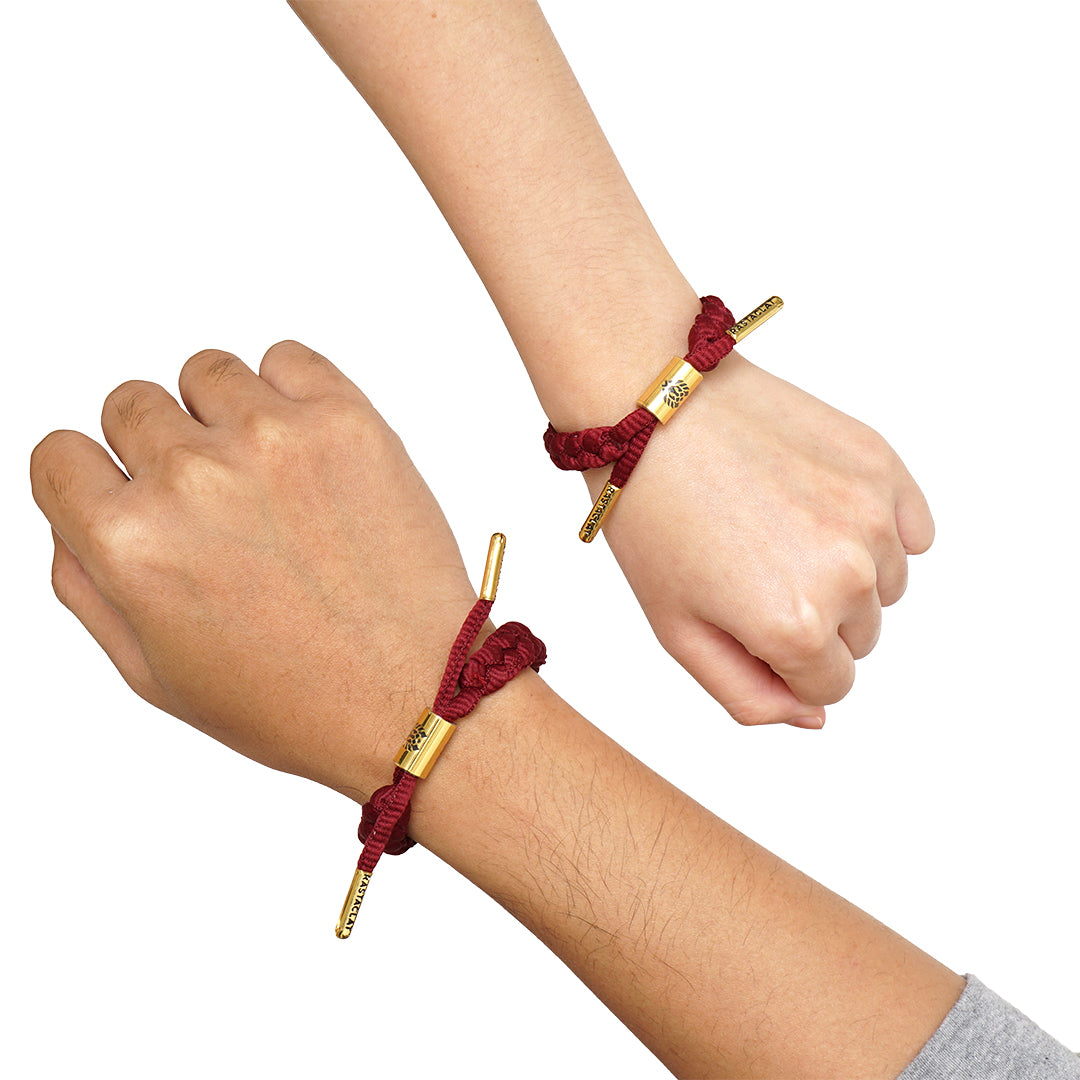 Rastaclat Solid Braided Couple Bracelet Set