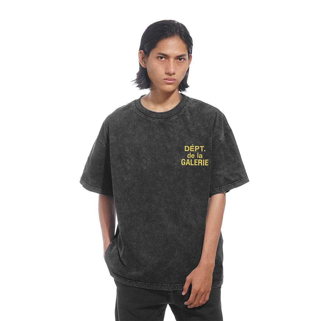 Gallery Dept Distressed Text T-Shirt