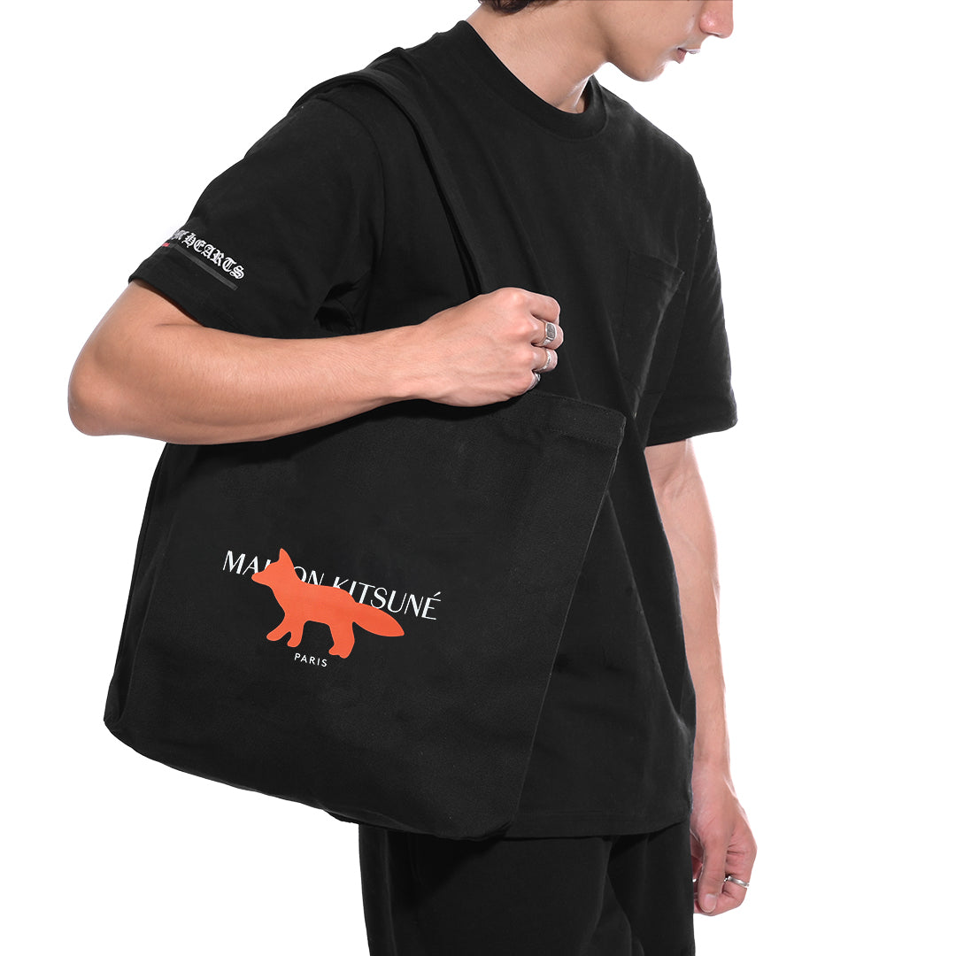 MKS Orange Fox Logo Tote Bag
