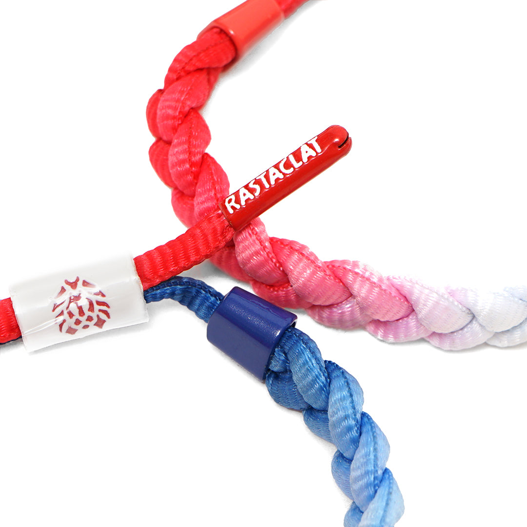 Rastaclat Gradient Braided Couple Bracelet Set