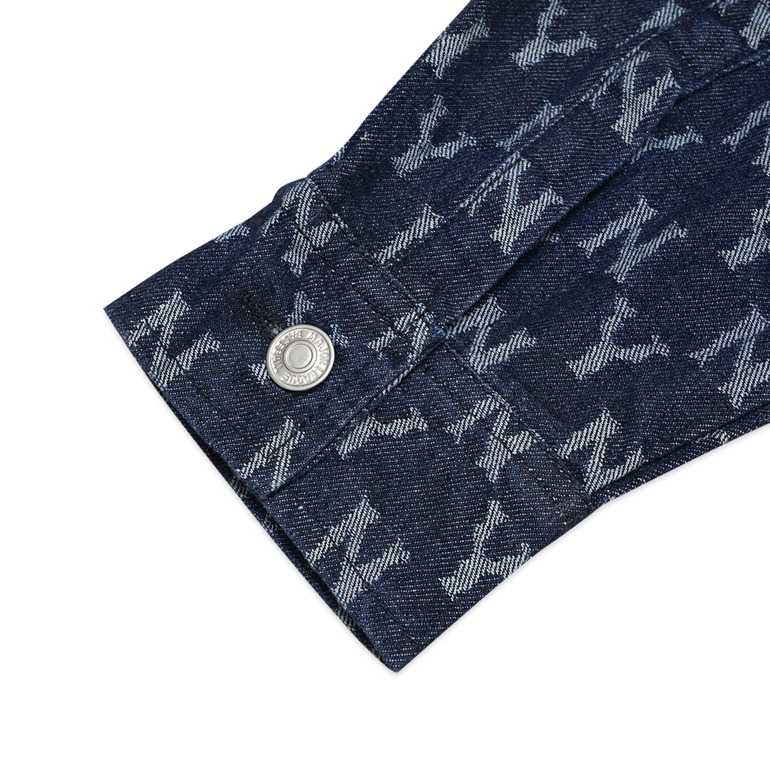M7B Tonal Monogram Denim Jacket