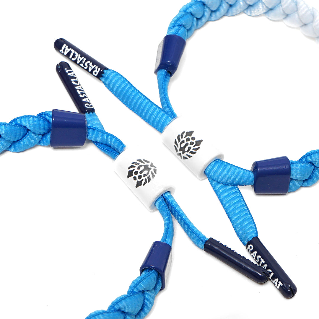 Rastaclat Gradient Braided Couple Bracelet Set