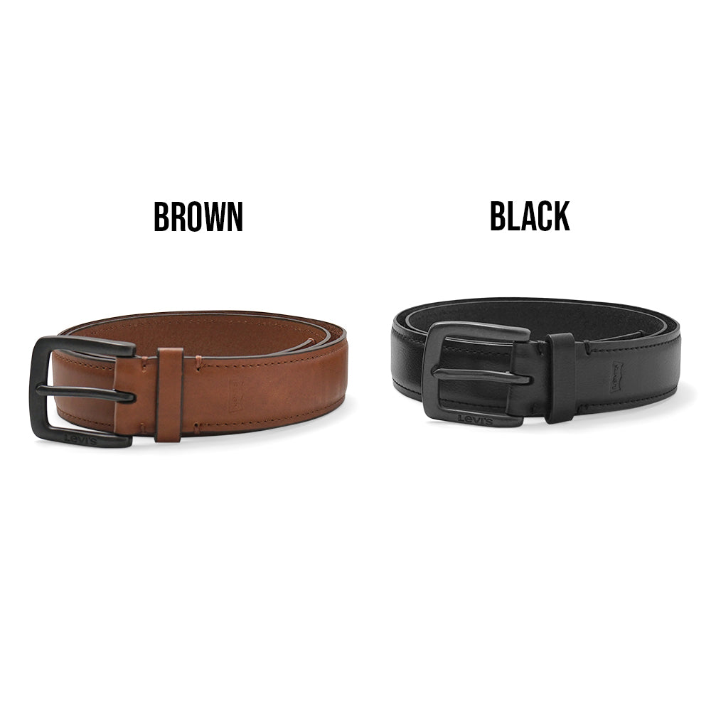 LVS Black Pin Buckle Belt