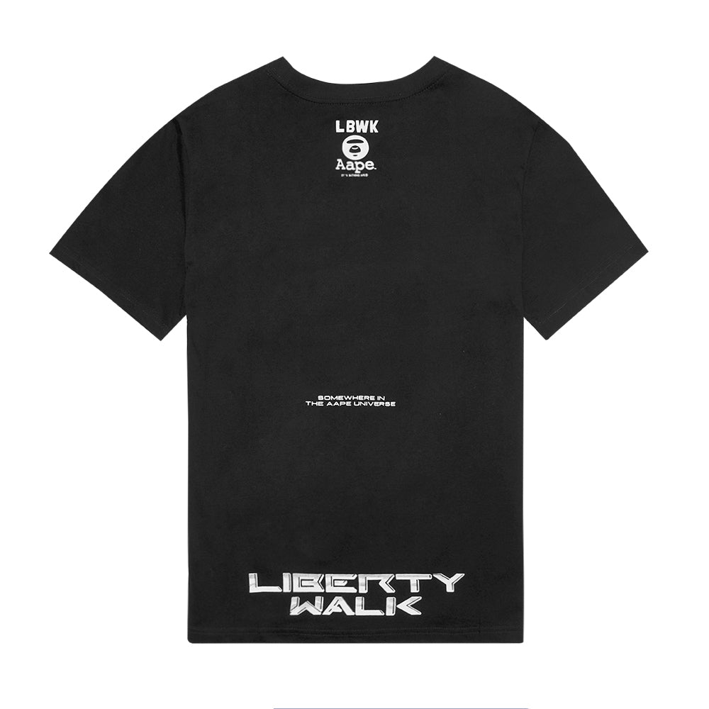 Aape by A Bathing Ape X Liberty Walk T-Shirt Black