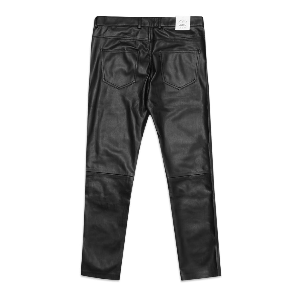 ZRA Faux Leather Pants Black