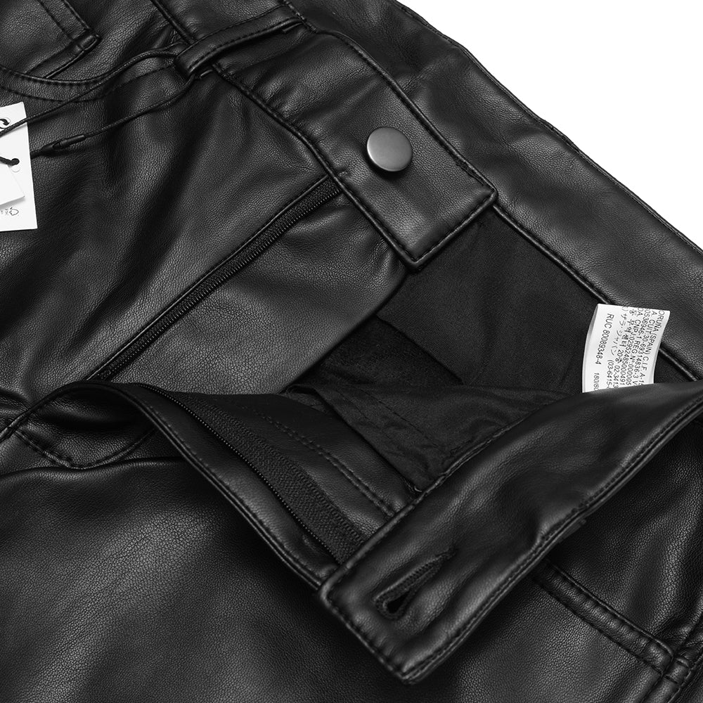 ZRA Faux Leather Pants Black