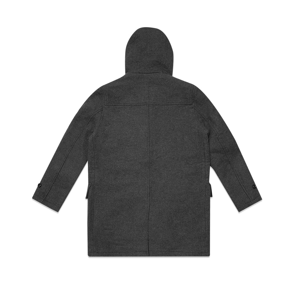Mango Recycled Wool Coat Jacket Dark Grey