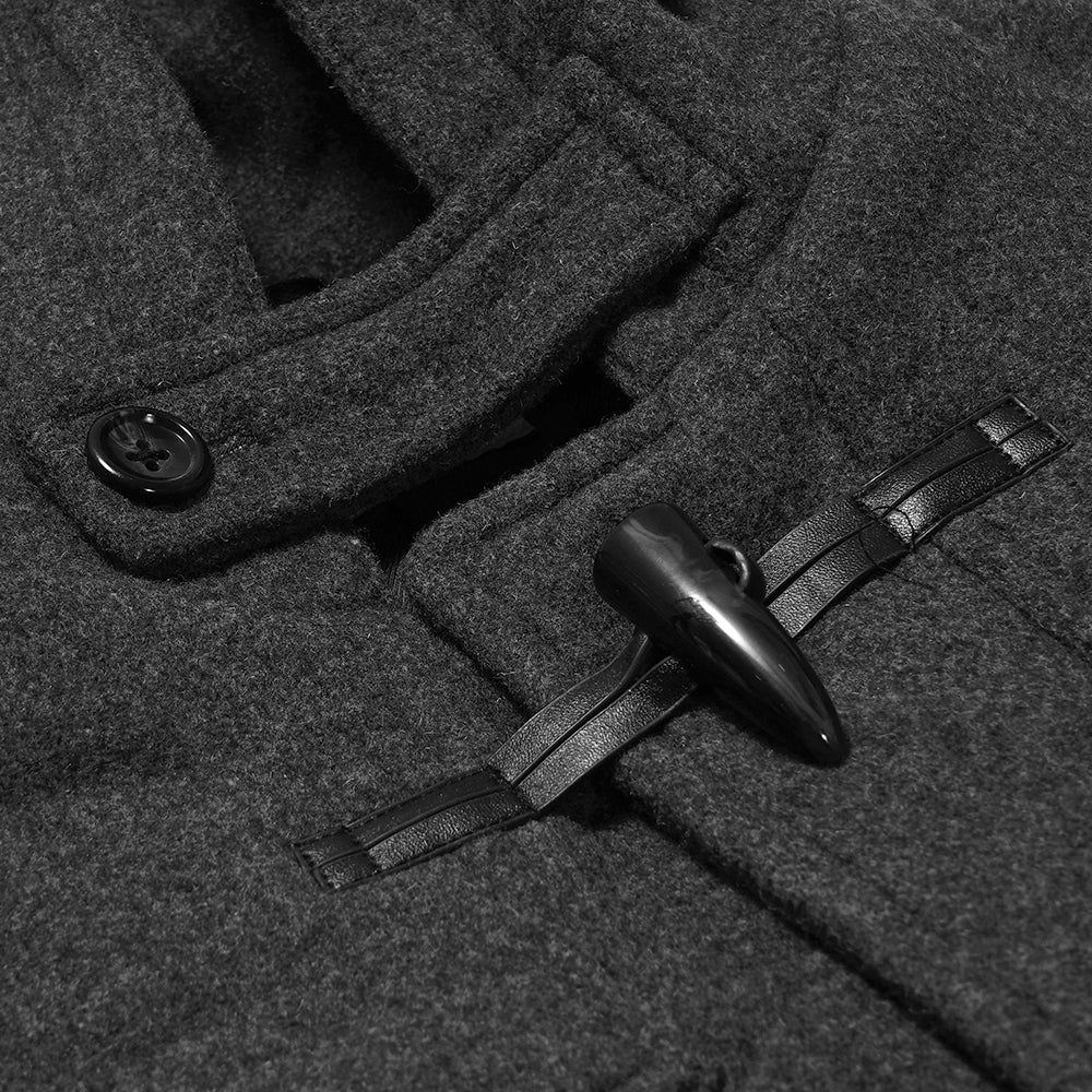 Mango Recycled Wool Coat Jacket Dark Grey