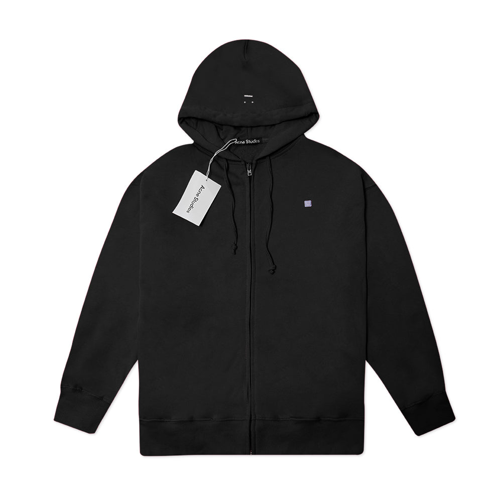 ASD Patch Zip-Up Hoodie Black