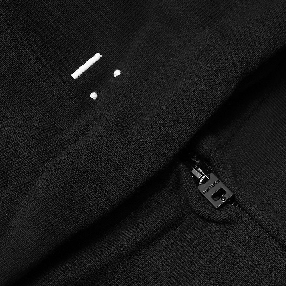 ASD Patch Zip-Up Hoodie Black