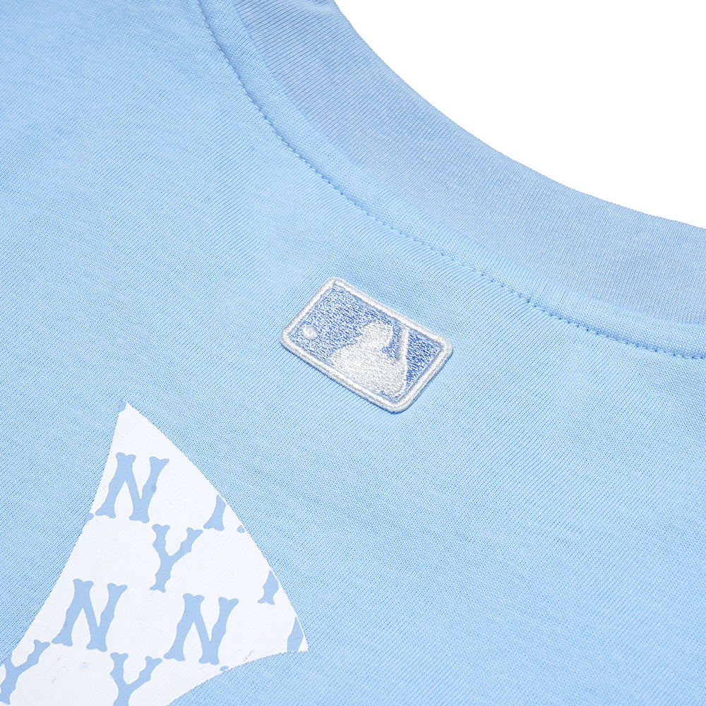 M7B Monogram Mega Logo T-Shirt Light Blue