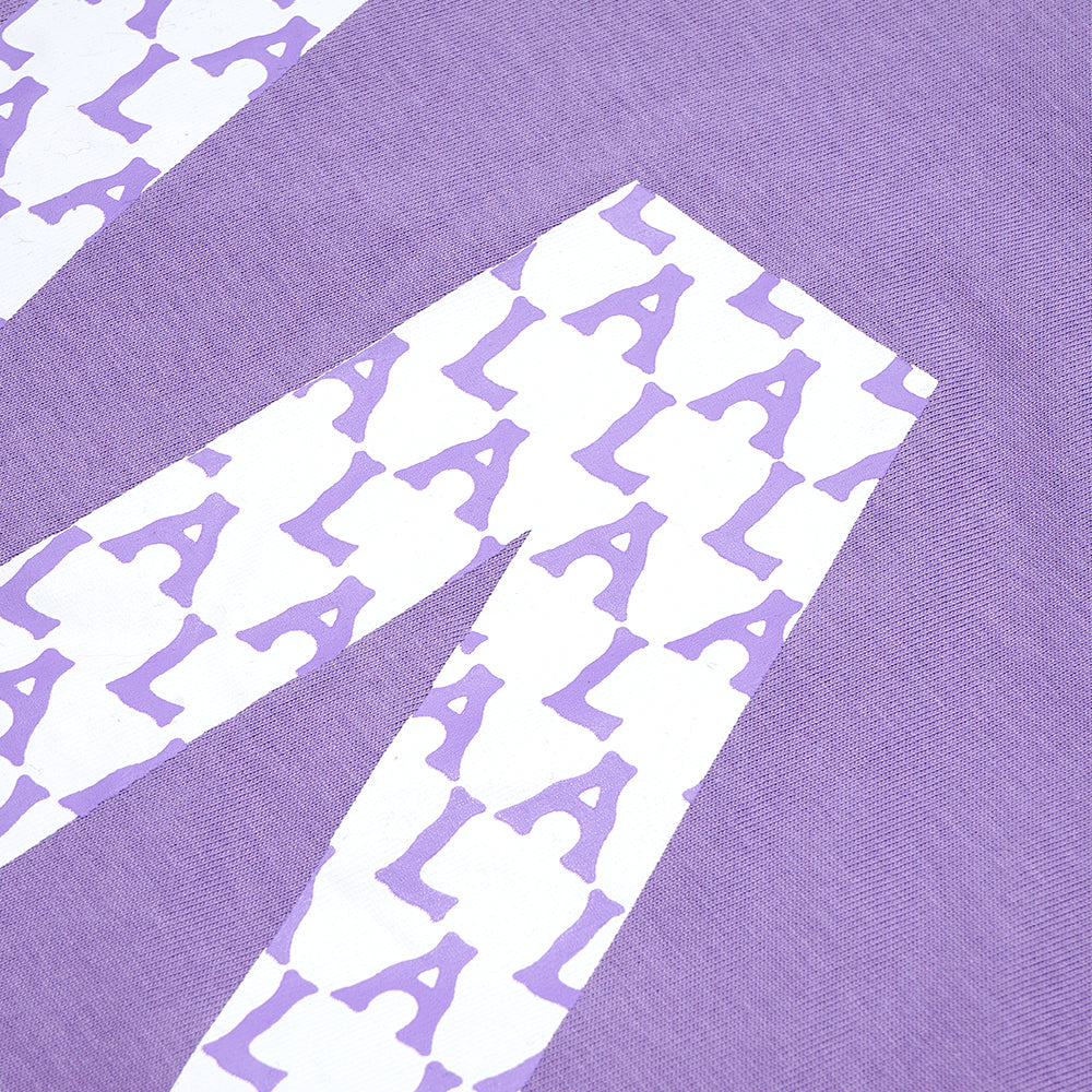 M7B Monogram Mega Logo T-Shirt Purple