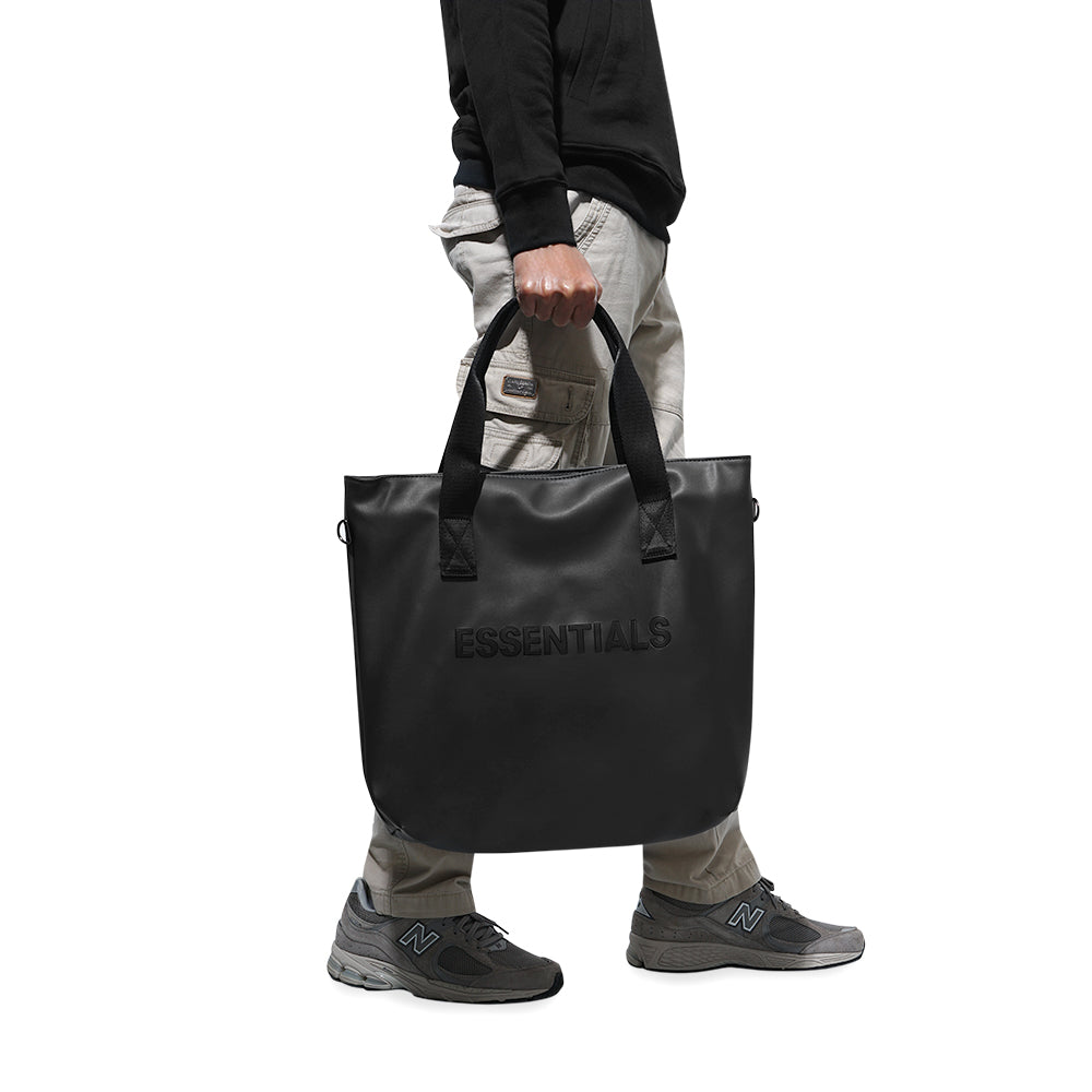 FOG Essentials Solid Text Two-Way Tote Bag