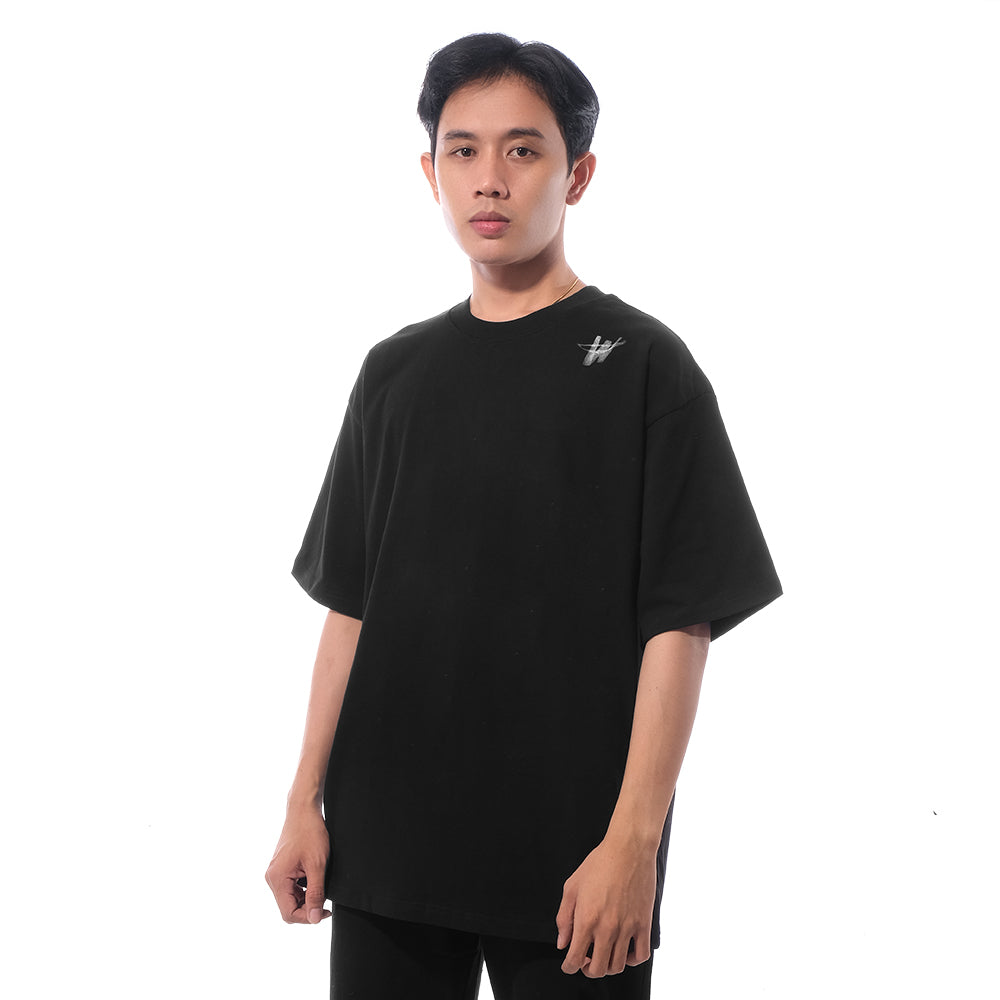 We11done WD Logo T-Shirt Black