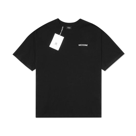 We11done Embroidery Logo T-Shirt Black