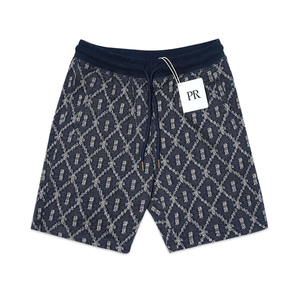 Philip Roth Tribal Pattern Shorts Navy