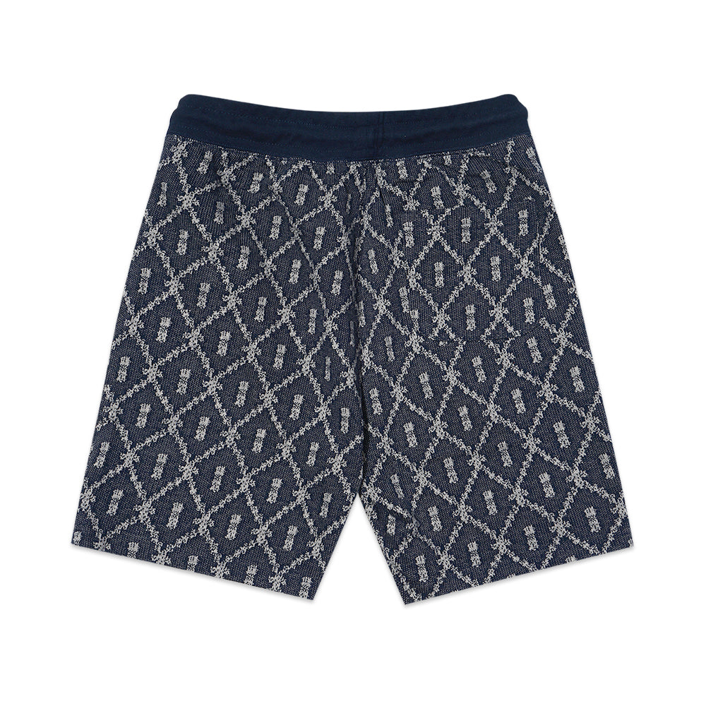 Philip Roth Tribal Pattern Shorts Navy