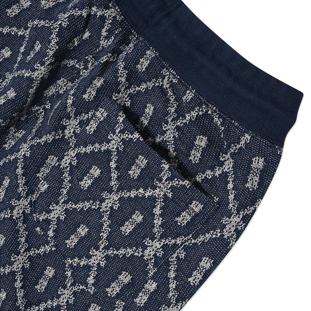 Philip Roth Tribal Pattern Shorts Navy