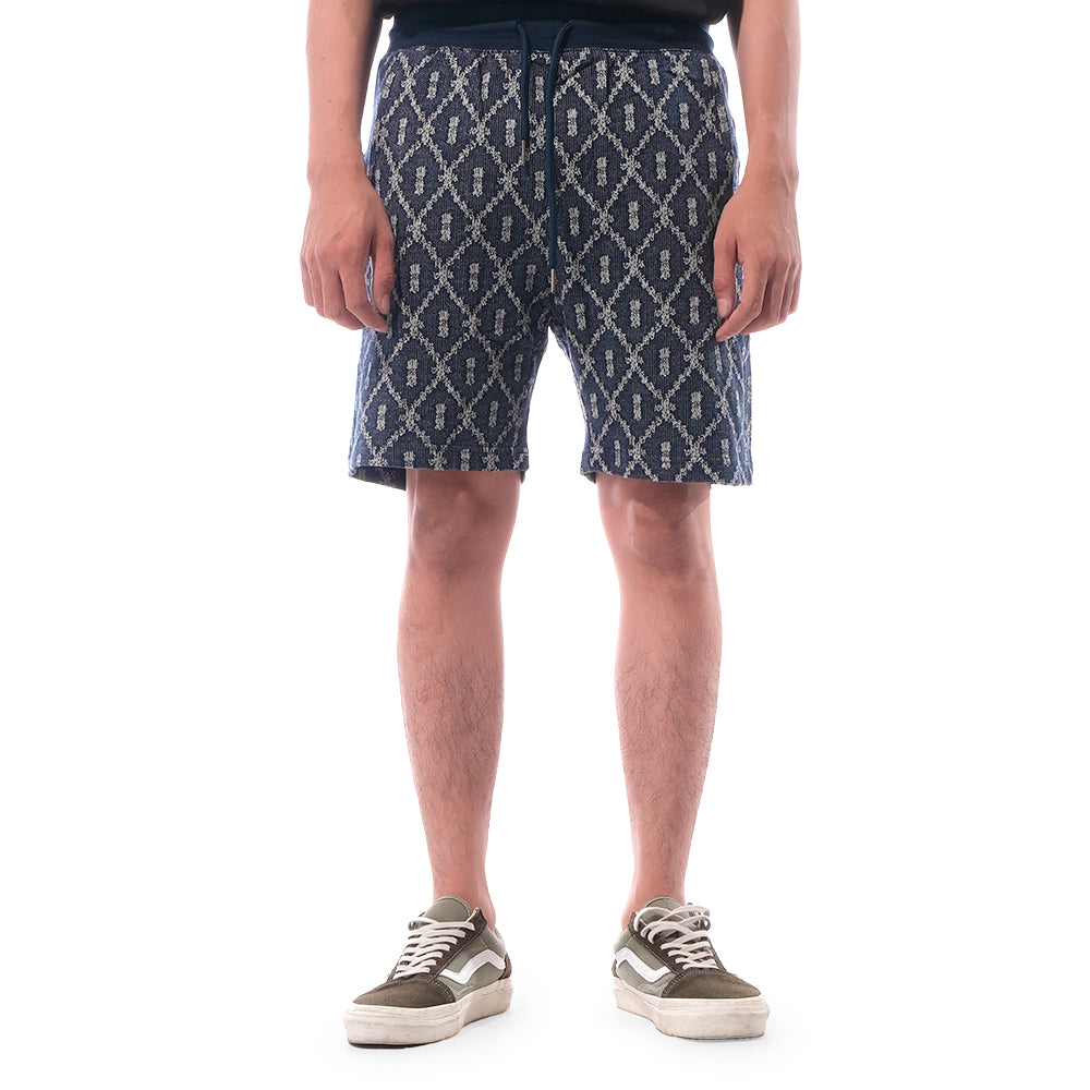 Philip Roth Tribal Pattern Shorts Navy
