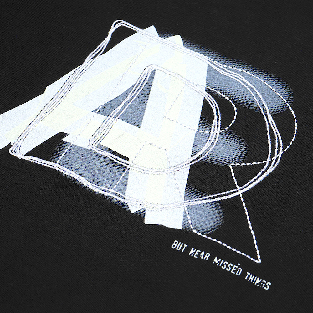 Ader Error AE Spray Logo T-Shirt Black
