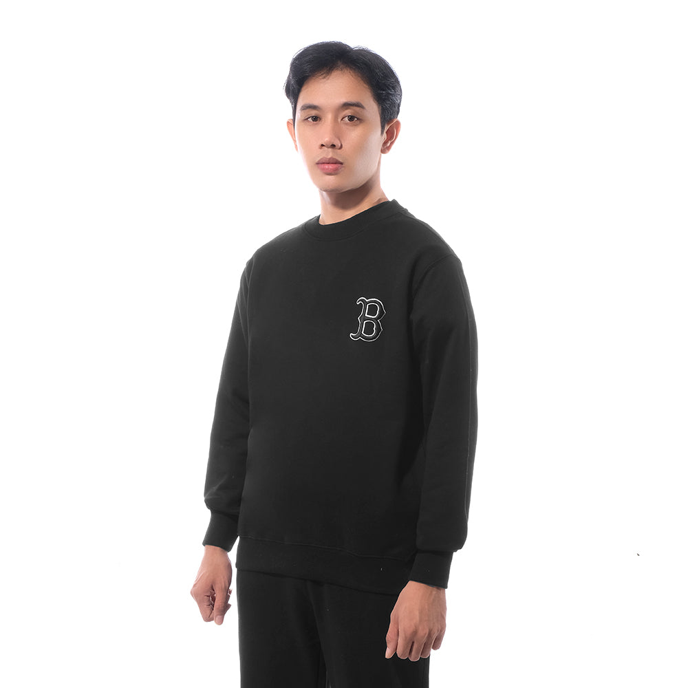 M7B Checkerboard Big Logo Sweatshirt Black
