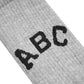 FOG ABC Text Logo Mid Socks