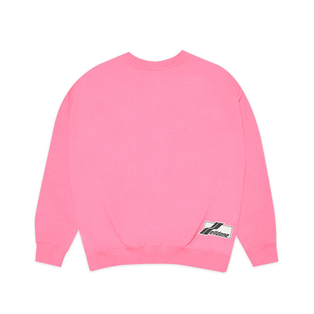 We11done Multi Logo Sweatshirt Pink