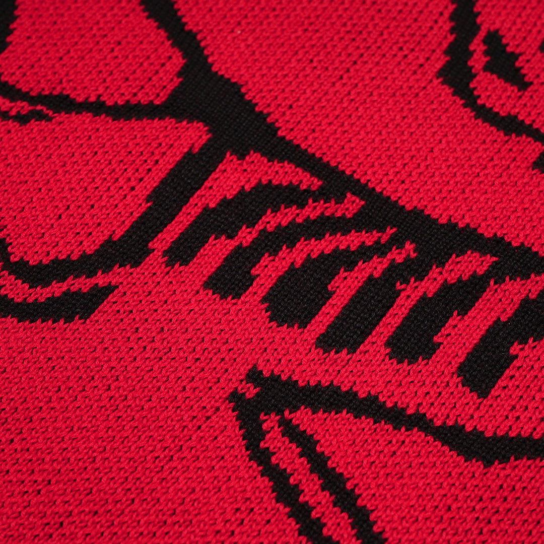 ATX Logo Knitted Sweater Red