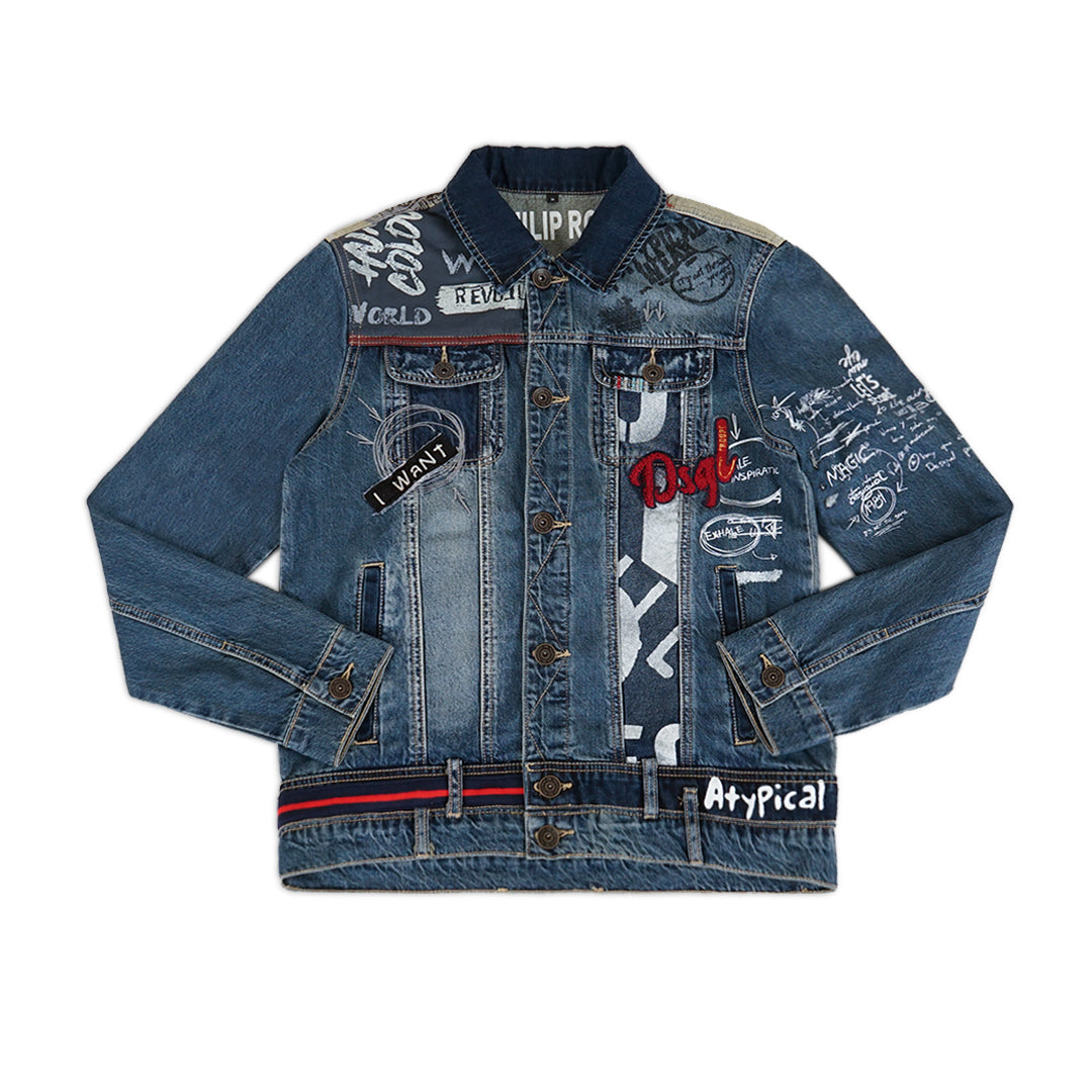 Philip Roth X Desigual Patches Denim Jacket