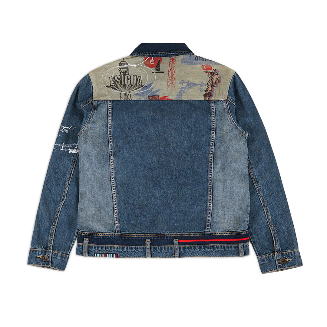 Philip Roth X Desigual Patches Denim Jacket