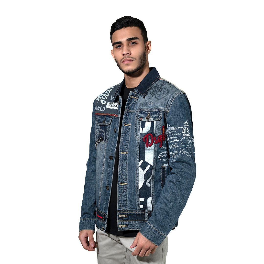 Philip Roth X Desigual Patches Denim Jacket