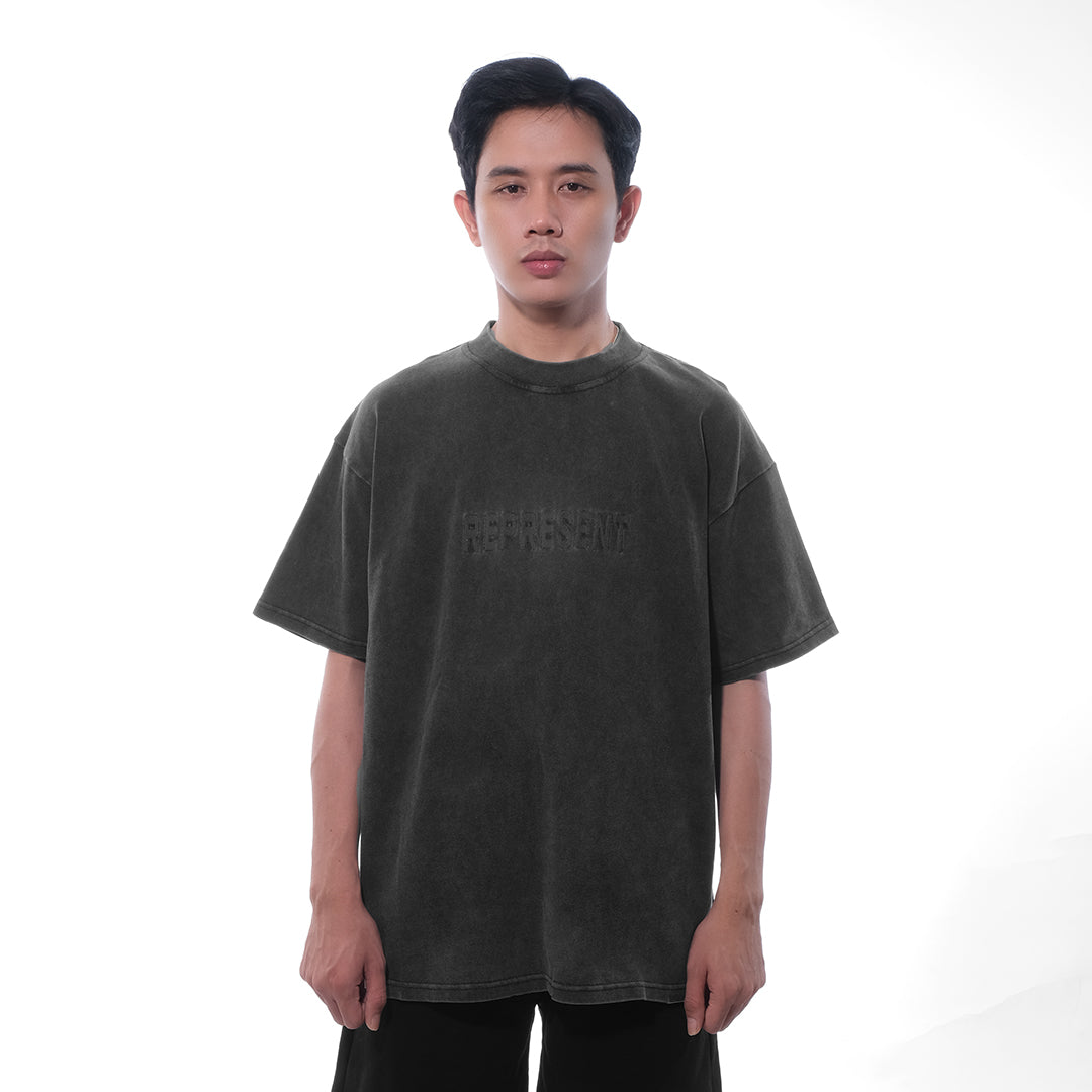 Represent Logo Embroidery T-Shirt
