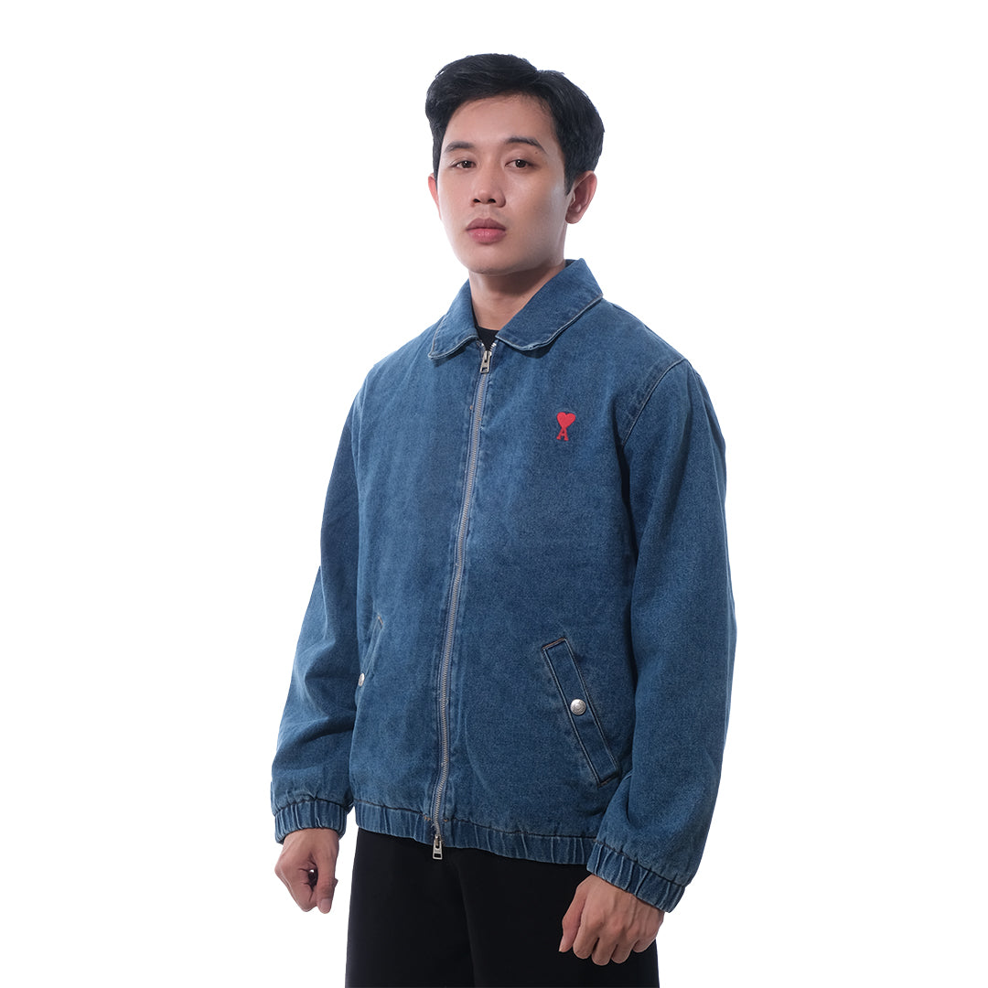 4M1 Heart Denim Jacket