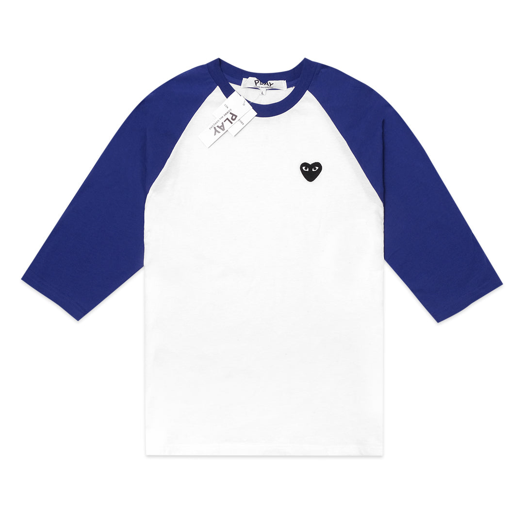 CDG Play Raglan Mid Sleeve T-Shirt
