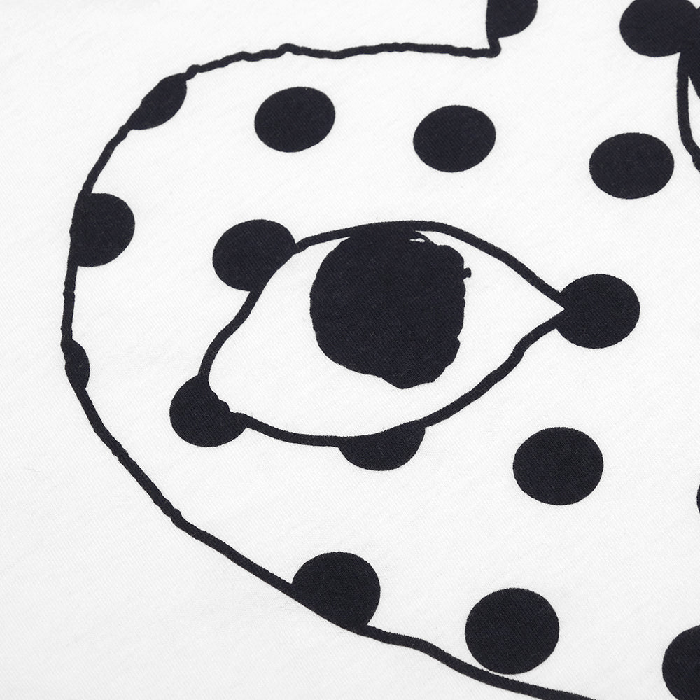 CDG Play Black Heart Polkadot T-Shirt