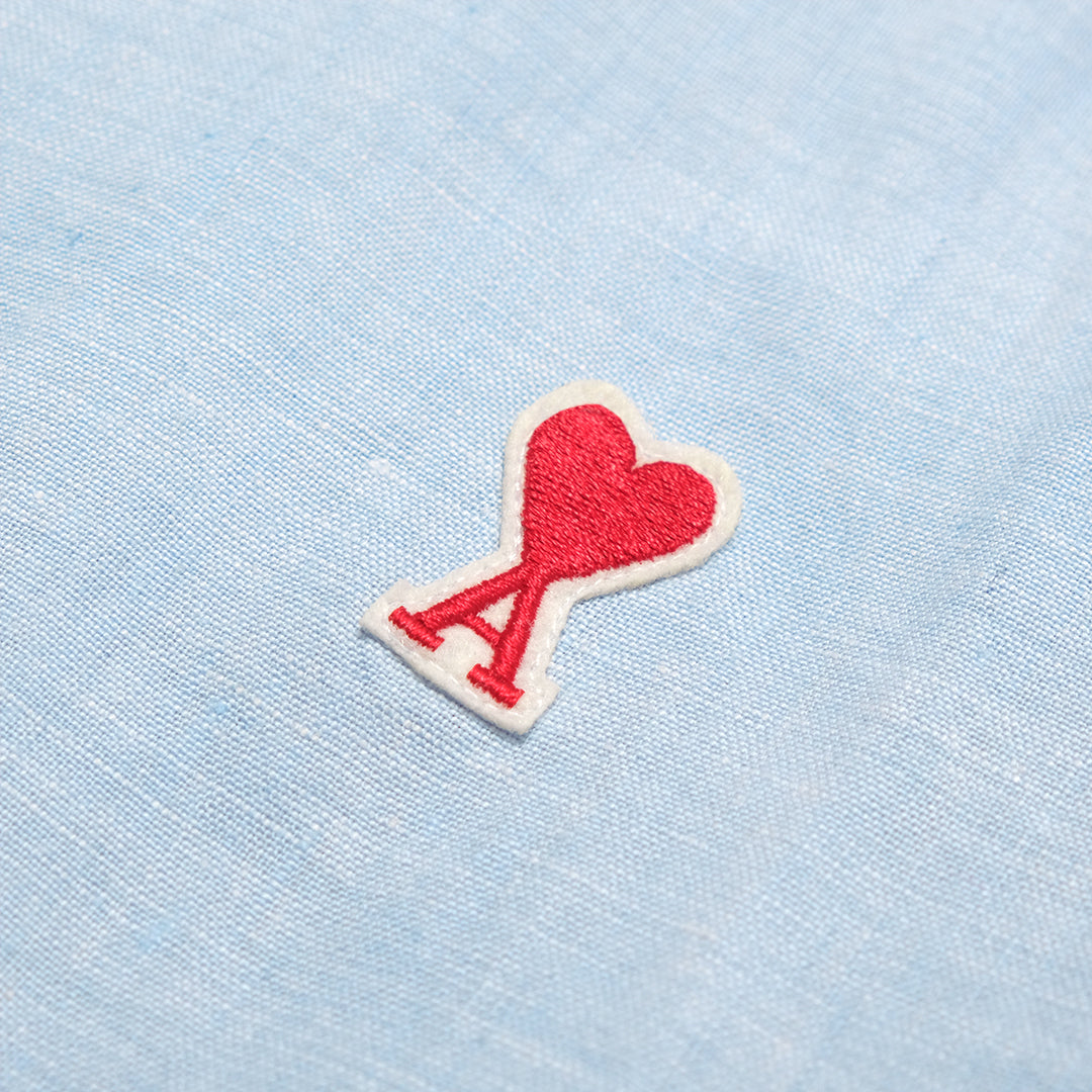 4M1 Linen Blend Short Sleeve Shirt