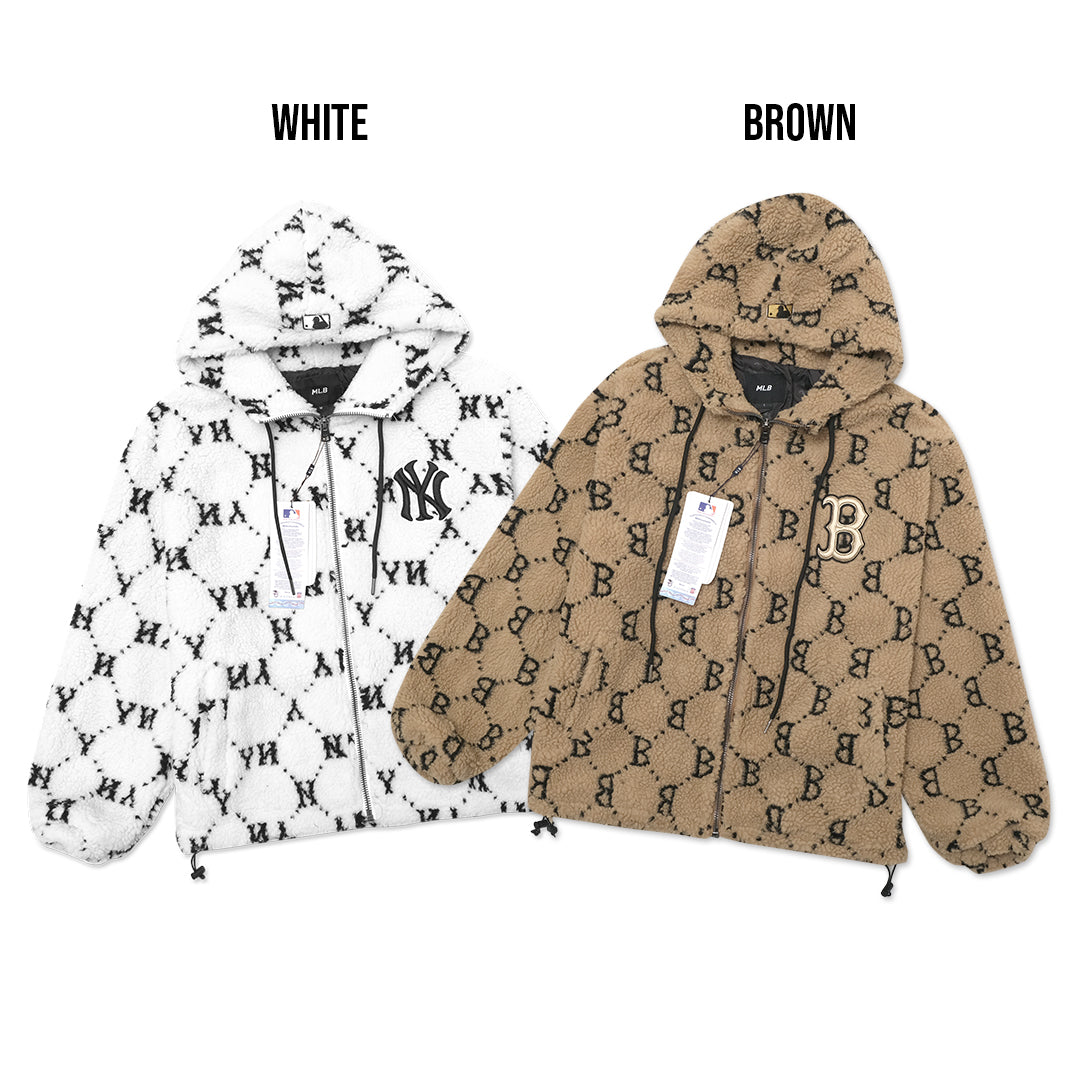 M7B Monogram Dumble Fleece Hooded Jacket