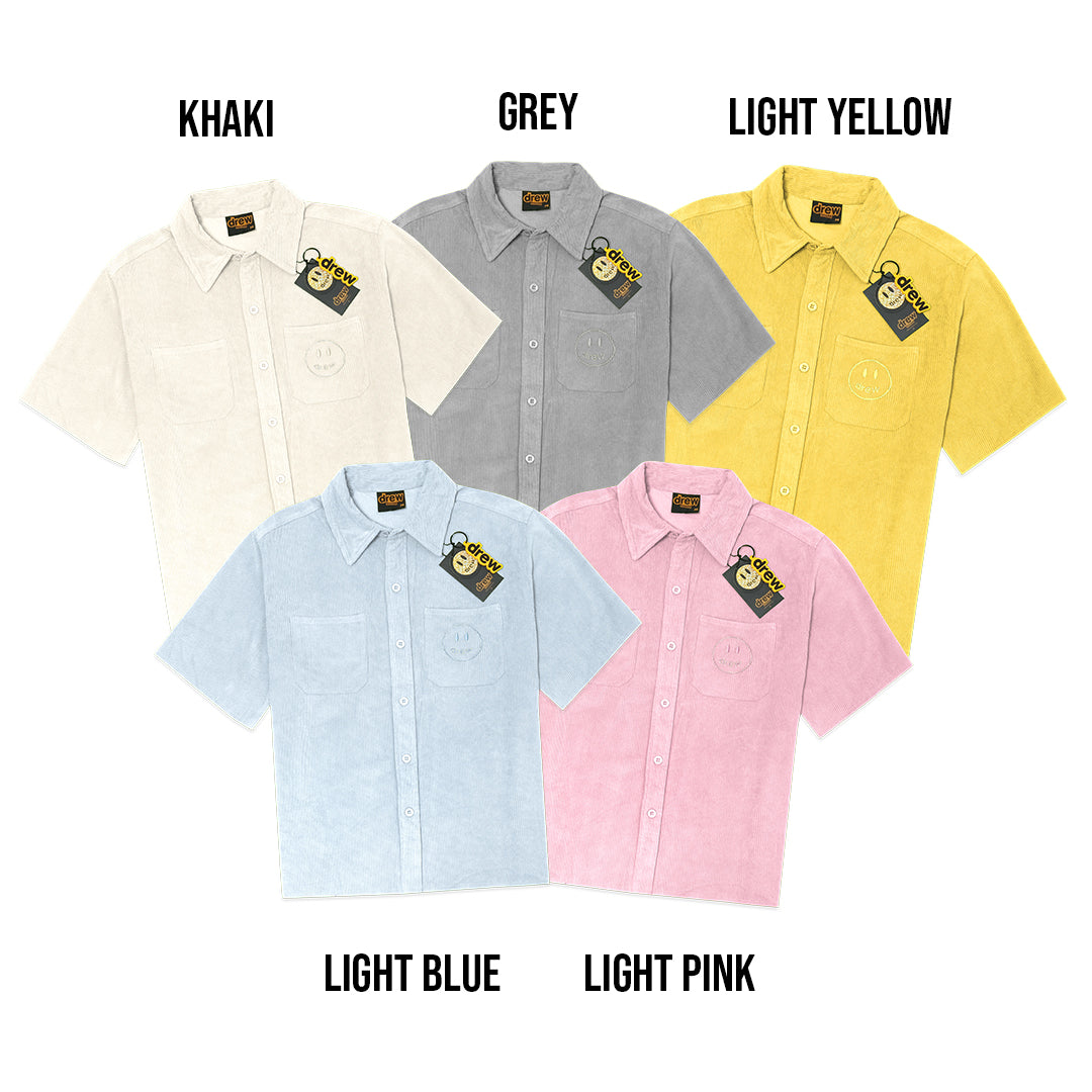 Drew House Corduroy Pastel Short Sleeve Shirt