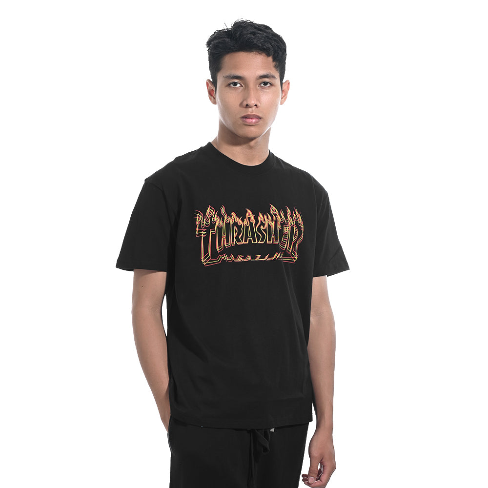 TSR Outline Flame Print T-Shirt