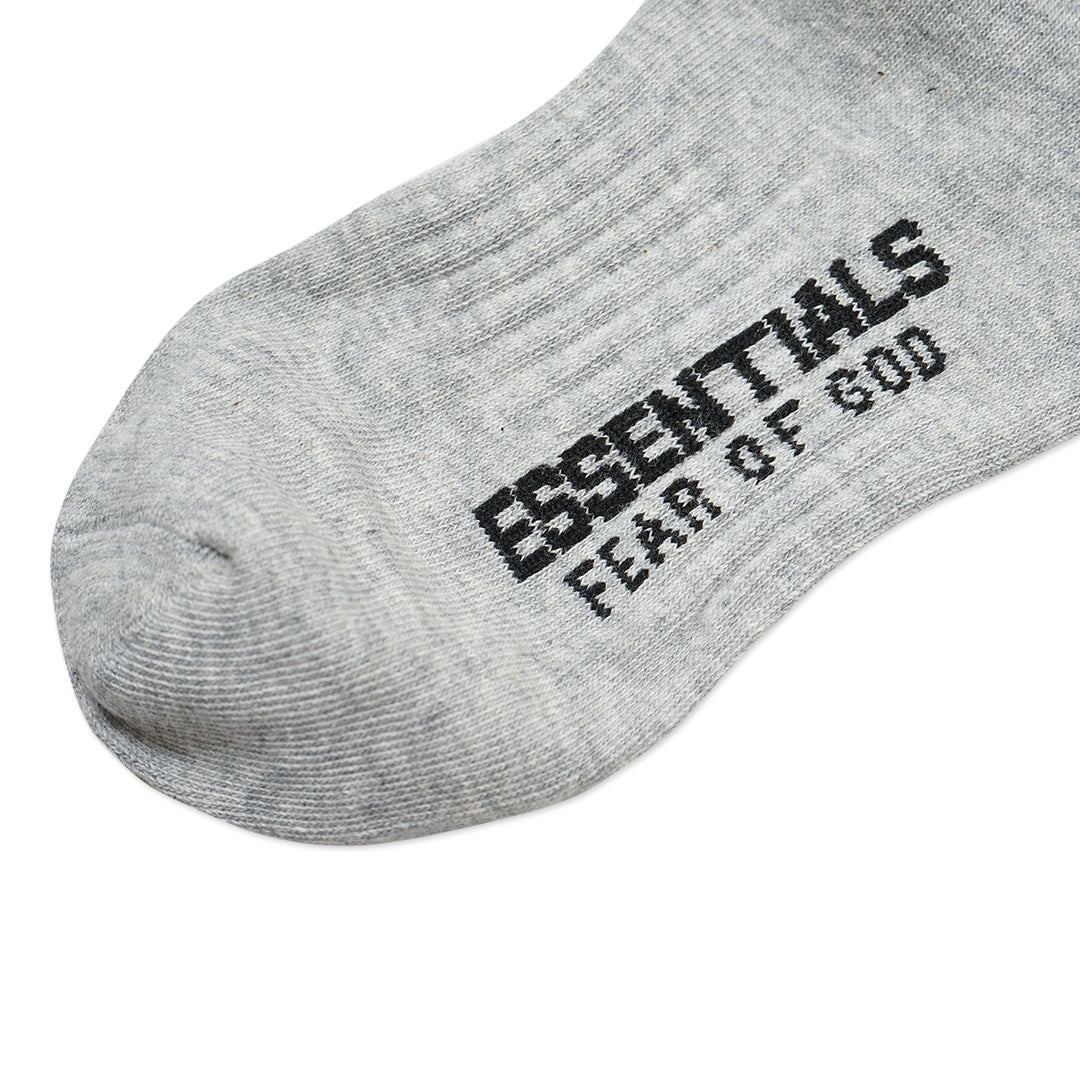 FOG 1977 Text Logo Quarter Socks