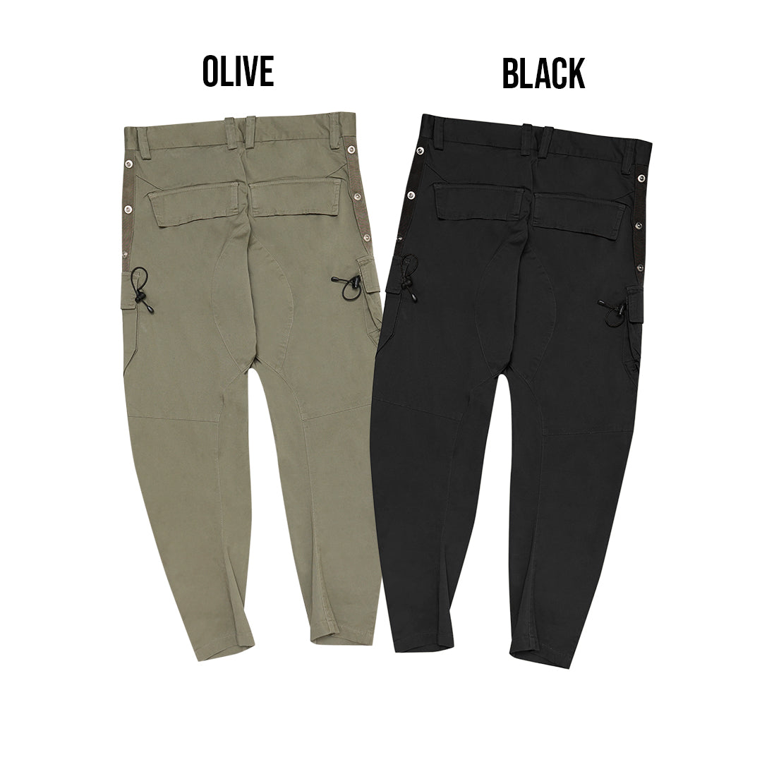 Philip Roth Side Buttons Cargo Pants
