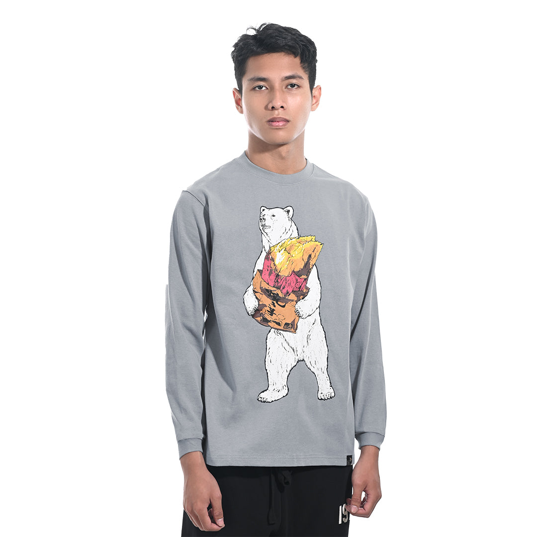 Go Slow Caravan Yakiimo Bear Long Sleeve T-Shirt